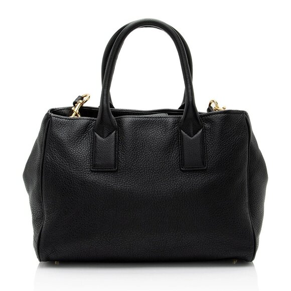 NWT Marc Jacobs Black Pebble Leather Empire City Tote Bag - Picture 4 of 10